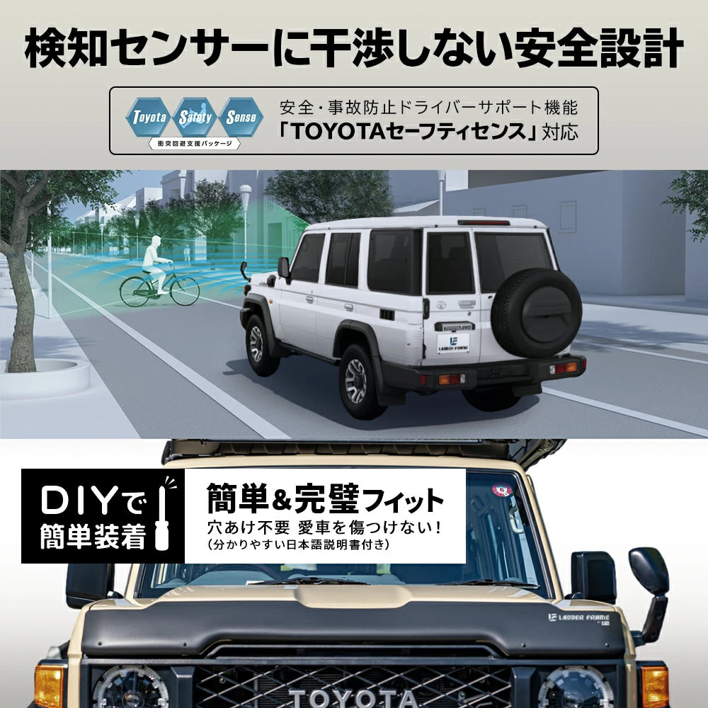 現行ランドクルーザー70(GDJ70)用　EGRバグガード