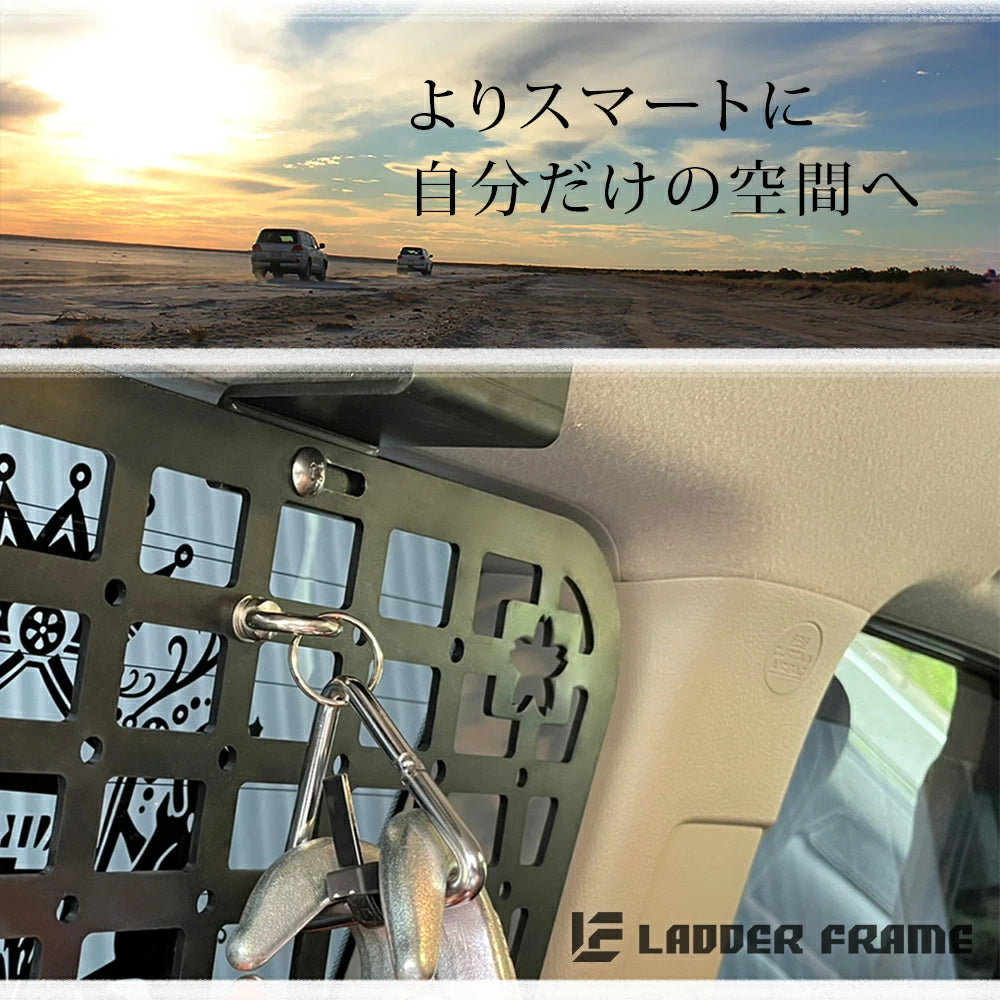 ランクル70 ラック 車内ラック 車内収納 ランドクルーザー70 GDJ76 GRJ76 メッシュラック
