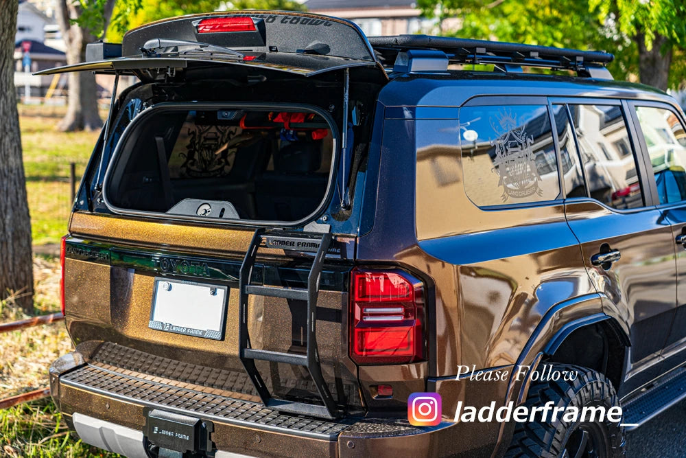 【ガラス開閉タイプ】ランクル250 リアラダー ハーフタイプ LANDCRUISER250