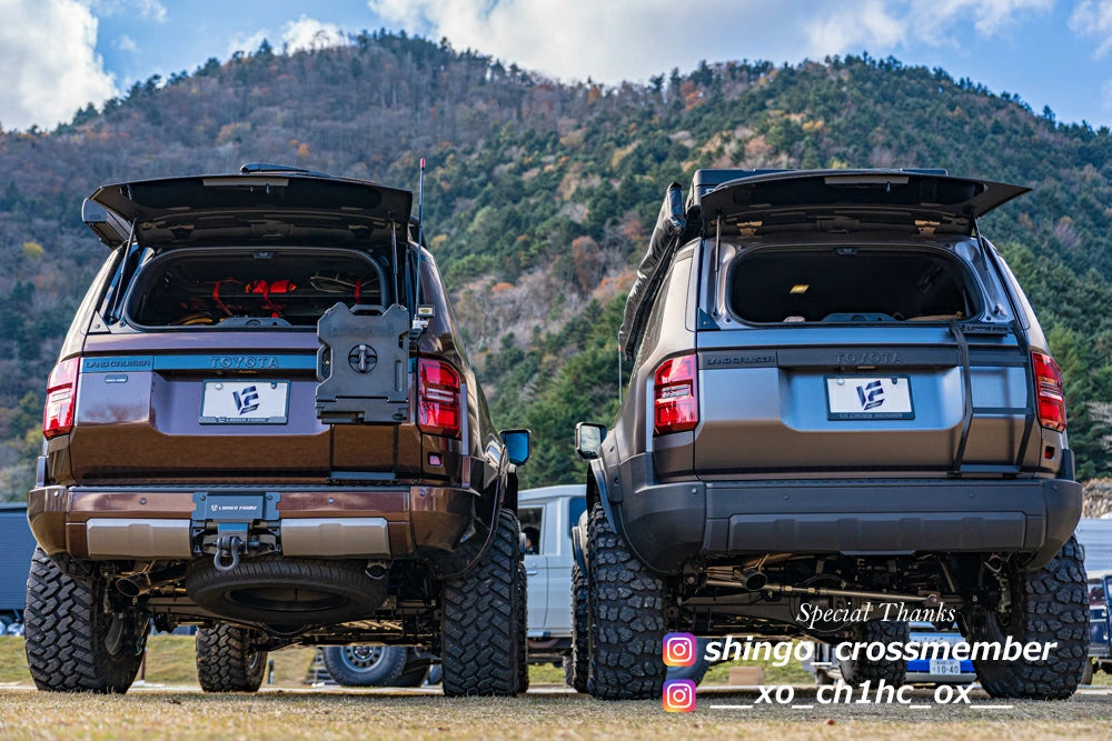 【ガラス開閉タイプ】ランクル250 リアラダー ハーフタイプ LANDCRUISER250