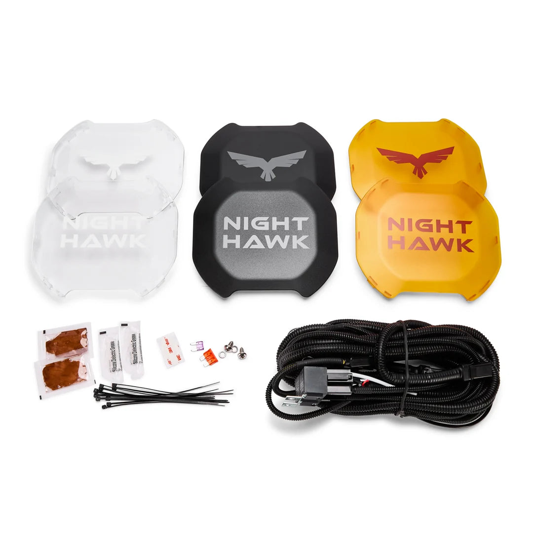 9" Night Hawk ADV Series - Driving Light Kit