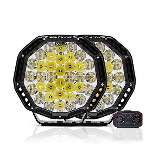 【予約注文】9" Night Hawk VBP Series - Driving Light Kit